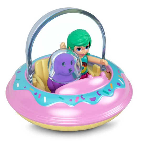 Figurki Polly Pocket Pojazd Pollyville Pączek