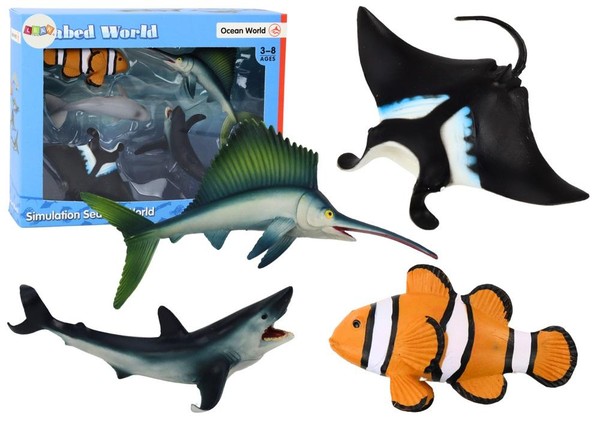 Figurki zwierząt morskich 5 sztuk