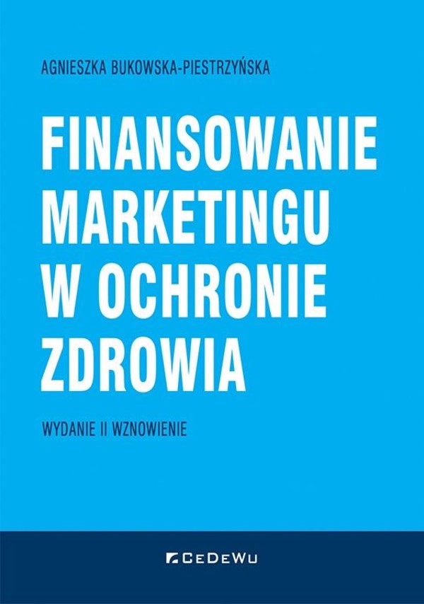 Finansowanie marketingu w ochronie zdrowia w.2