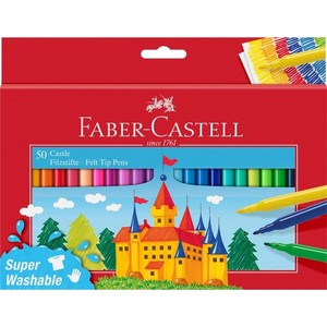 Flamastry Zamek 50 kol. FABER CASTELL