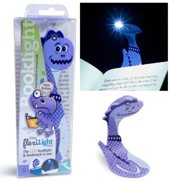 Flexilight Pals Dinosaur Purple Lampka do książki