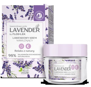 Lavender Krem nawilżający na dzień i noc Lawendowy