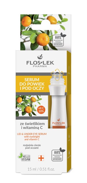 Oczy Serum do powiek i pod oczy ze świetlikiem i witaminą C