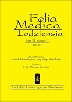 Folia Medica Lodziensia t. 37 z. 1/2010 - pdf