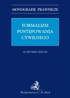 Formalizm postępowania cywilnego - pdf