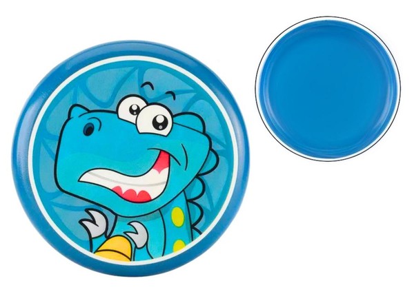 Frisbee z Dinozaurem niebieskie 20 cm