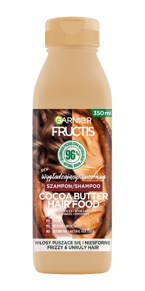 Fructis Hair Food Cocoa Butter Wygładzający szampon do włosów puszących się i niesfornych