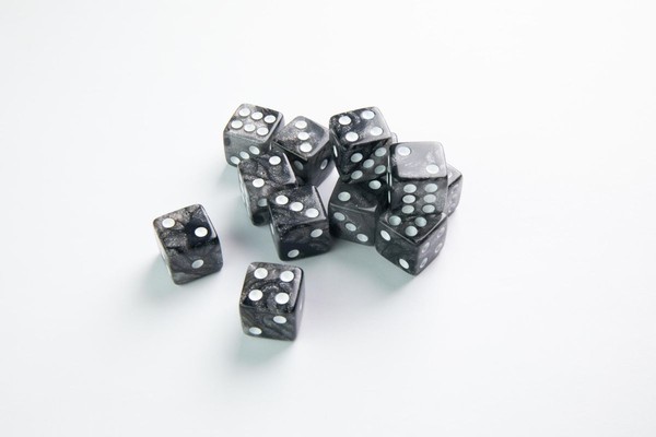 Galaxy Series - D6 Dice Set (16 mm) - Moon