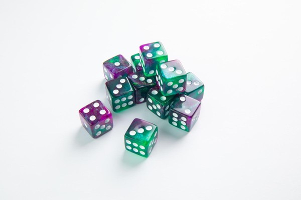 Galaxy Series - D6 Dice Set (16 mm) - Aurora