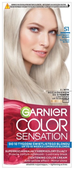 Color Sensation S1 - Platynowy Blond 1 Krem koloryzujący