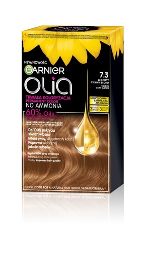 Olia nr 7.3 Golden Dark Blonde Farba do włosów Złocisty ciemny blond