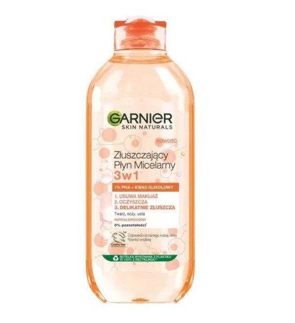 Garnier Skin Naturals Złuszczający Płyn micelarny 3w1