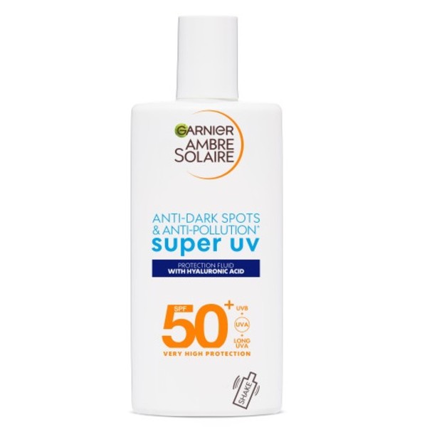 Ambre Solaire Ultra-Light Sensitive SPF50+ Ochronny fluid do twarzy