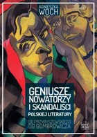 Okładka:Geniusze, nowatorzy i skandaliści polskiej literatury 
