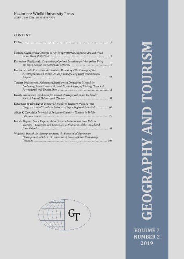 Geography and Tourism 2019 volume 7 number 2 - pdf