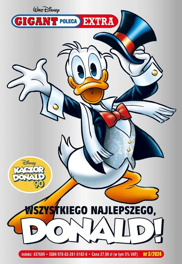 Wszystkiego najlepszego Donald Gigant Poleca Extra Tom 3/2024