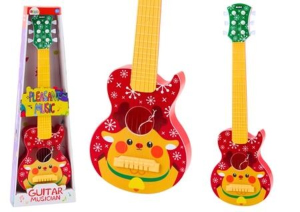 Gitara Renifer czerwona