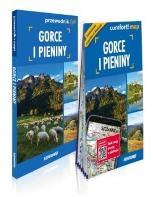 Gorce i Pieniny light: przewodnik + mapa