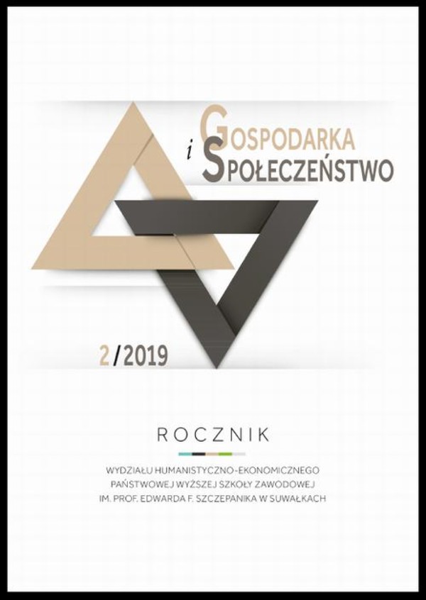 Gospodarka i Społeczeństwo. Rocznik Wydziału Humanistyczno-Ekonomicznego Państwowej Wyższej Szkoły Zawodowej im. prof. Edwarda F. Szczepanika w Suwałkach - pdf