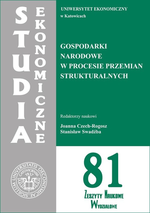 Gospodarki narodowe w procesie przemian strukturalnych. SE 81 - pdf