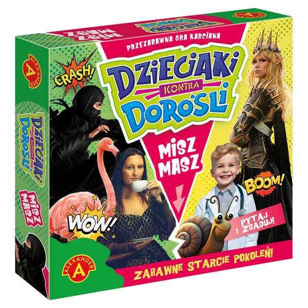 Gra Dzieciaki kontra Dorośli Misz Masz