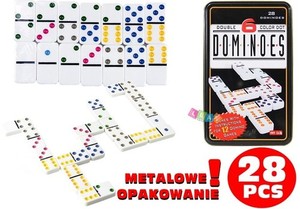 Gra Logiczna Domino Metalowe Opakowanie