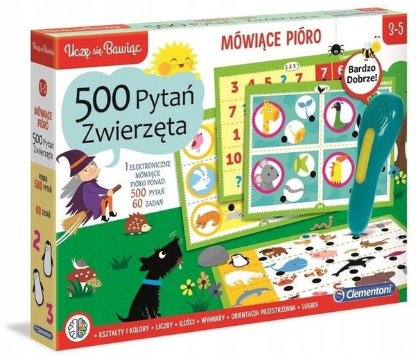 Mówiące pióro 500 Pytań Zwierzęta