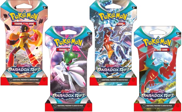 Gra Pokémon TCG: Scarlet & Violet - Paradox Rift - Sleeved Booster