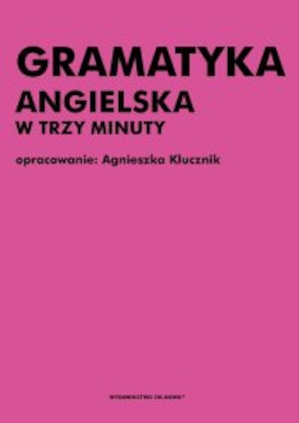 Gramatyka angielska w trzy minuty - pdf