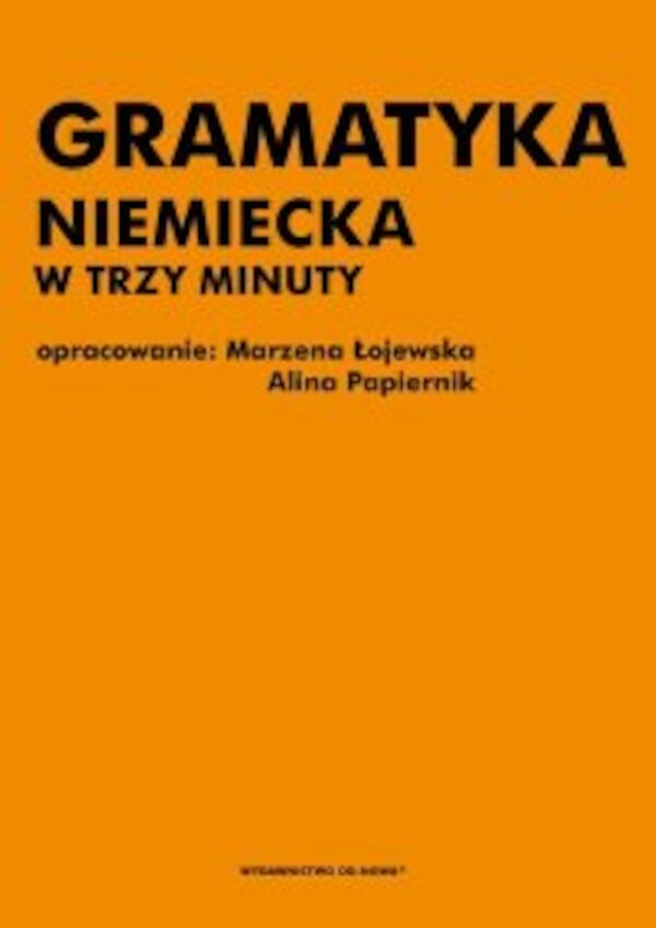 Gramatyka niemiecka w trzy minuty - pdf