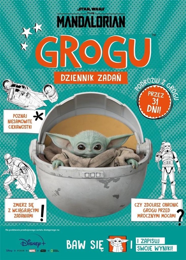 Grogu Dziennik zadań Star Wars The Mandalorian