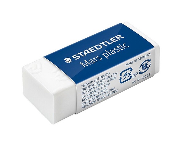 Gumka techniczna mars plastic paczka 30 szt. staedtler