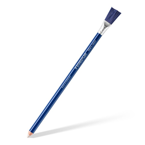 Gumka w ołówku z pędzelkiem rasor do tuszu staedtler display 12 szt.