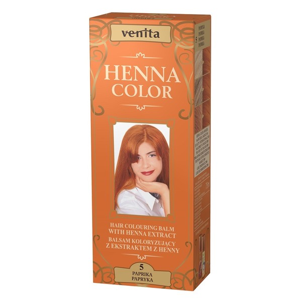 Henna Color 5 Papryka Balsam koloryzujący z ekstraktem z henny