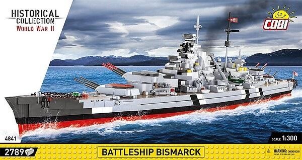 Klocki Historical Collection Battleship Bismarck