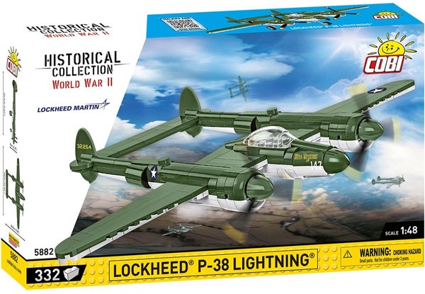 Klocki Historical Collection Lockheed P-38 LIGHTNING