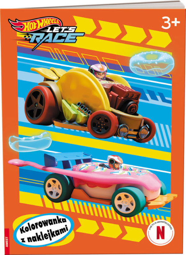 Hot Wheels Kolorowanka z naklejkami