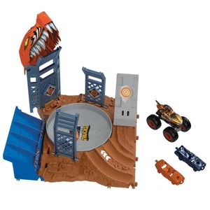 Zestaw Hot Wheels Monster Trucks Arena Smashers Tiger Shark