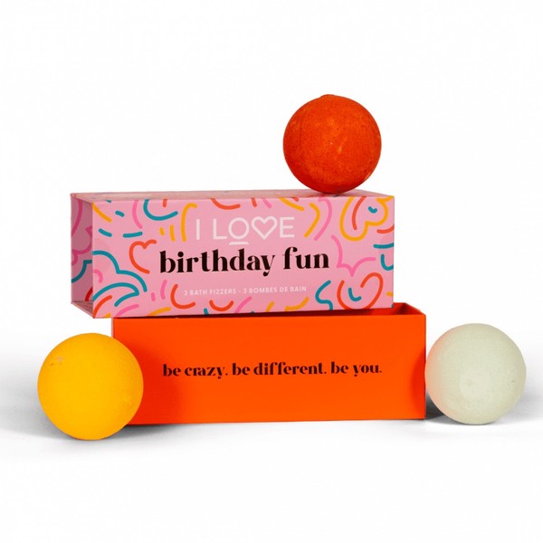 Birthday Fun Bath Fizzers Kule do kąpieli