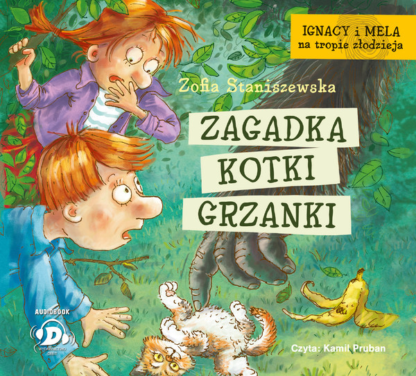 Ignacy i Mela na tropie złodzieja Zagadka kotki Grzanki Książka audio CD/MP3