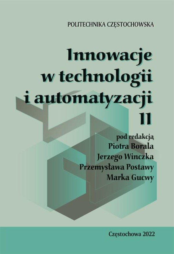 Innowacje w technologii i automatyzacji II - pdf