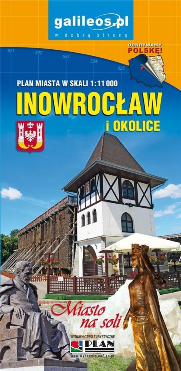 Inowrocław i okolice Plan miasta 1:11 000