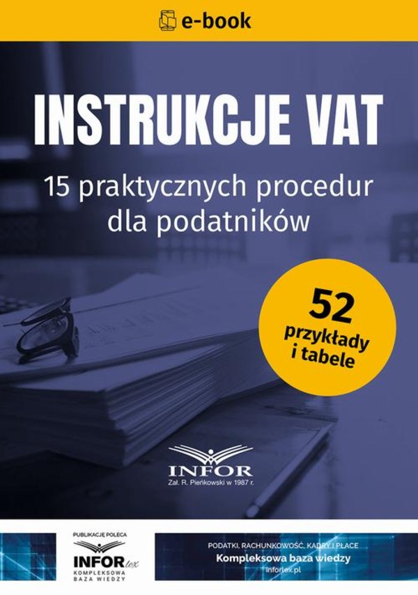 Instrukcje VAT. 15 praktycznych procedur dla podatników - pdf