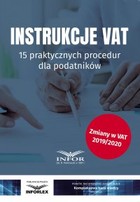 Instrukcje VAT. 15 praktycznych procedur dla podatników - pdf