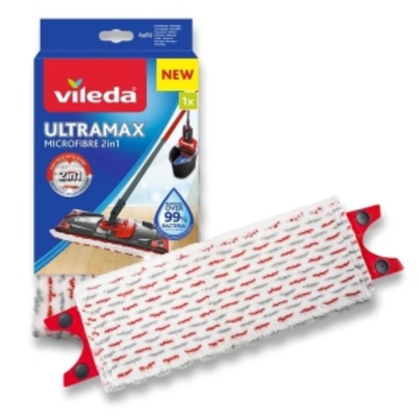 Mop-Wkład Ultramax Microfibre 2In1 Wkład do mopa płaskiego