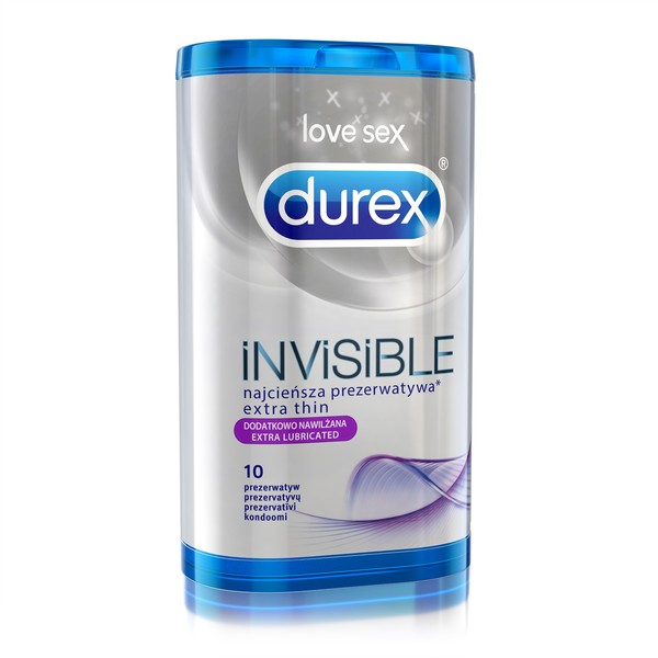 Invisible Extra Thin Super cienkie prezerwatywy