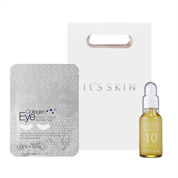 Elasticity Power 10 Formula Co Effector Serum zwiększające elastyczność skóry + Collagen Eye Mask Sheet Kolagenowa maska pod oczy w płacie