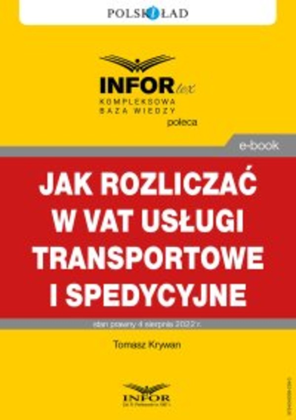 Jak rozliczać w VAT usługi transportowe i spedycyjne - pdf