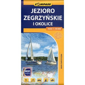 Jezioro Zegrzyńskie i okolice Mapa turystyczna Skala 1:50000