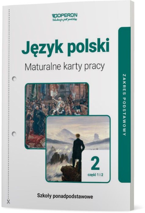 Język polski 2. Część 1 i 2. Maturalne karty pracy. Zakres podstawowy. Linia I